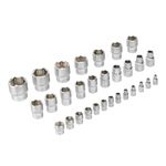 Набор инструментов, 1/2", 1/4", CrV, S2, пластиковый кейс, 109 предметов Denzel