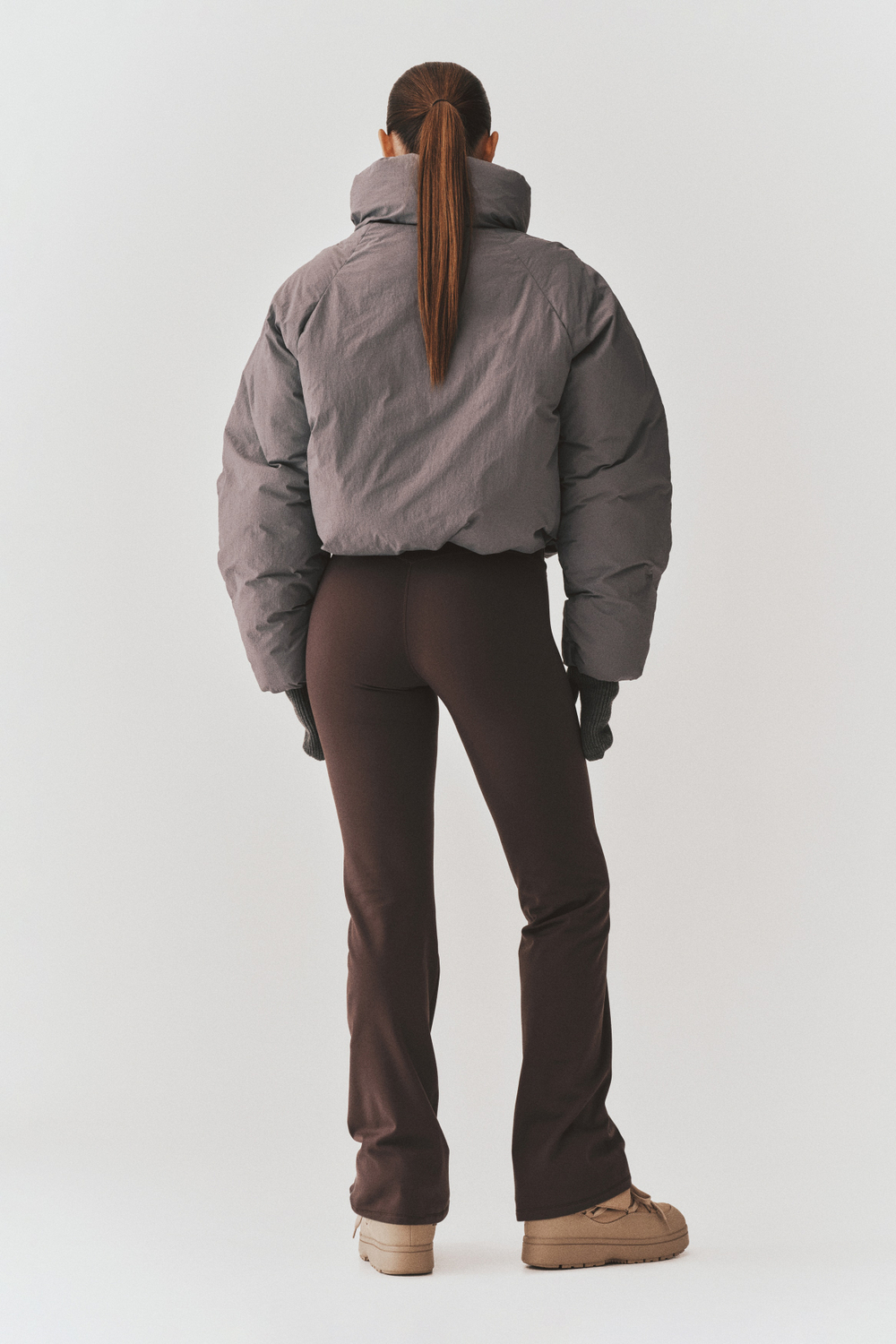 Тёплые леггинсы клёш Fleece SoftMove™ - H&M