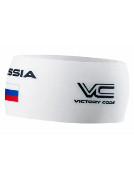 Повязка широкая PRO RUSSIA, white