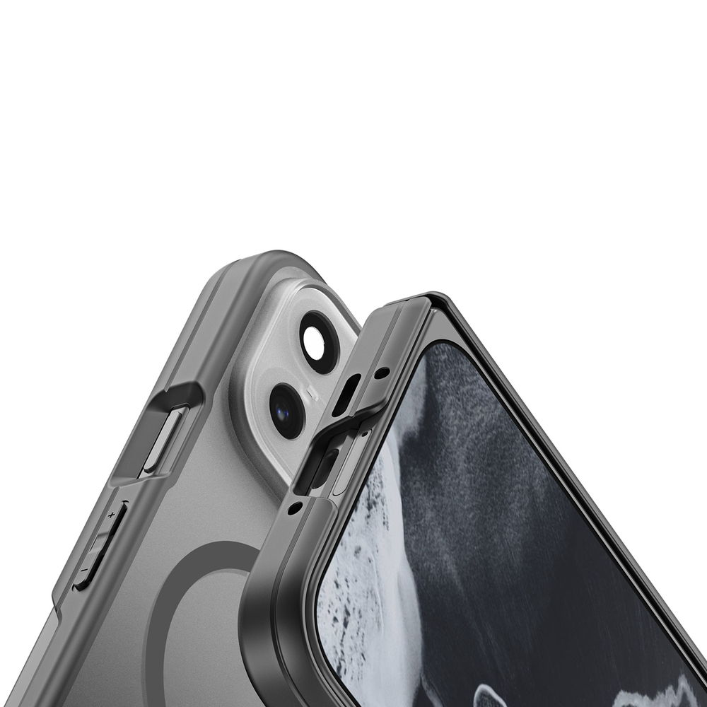 Усиленный чехол с черными рамками и с MagSafe для Google Pixel 11 Pro Fold, серия Expn Series Magnetic от Dux Ducis
