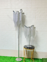Floor design lamp Stream by Terzani (Silver)
