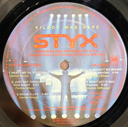 Виниловая пластинка Styx ‎– Kilroy Was Here LP