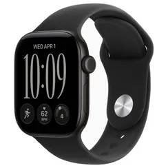 Умные часы Apple Watch Series 12 42 мм Aluminum Черный Sport Band Черный