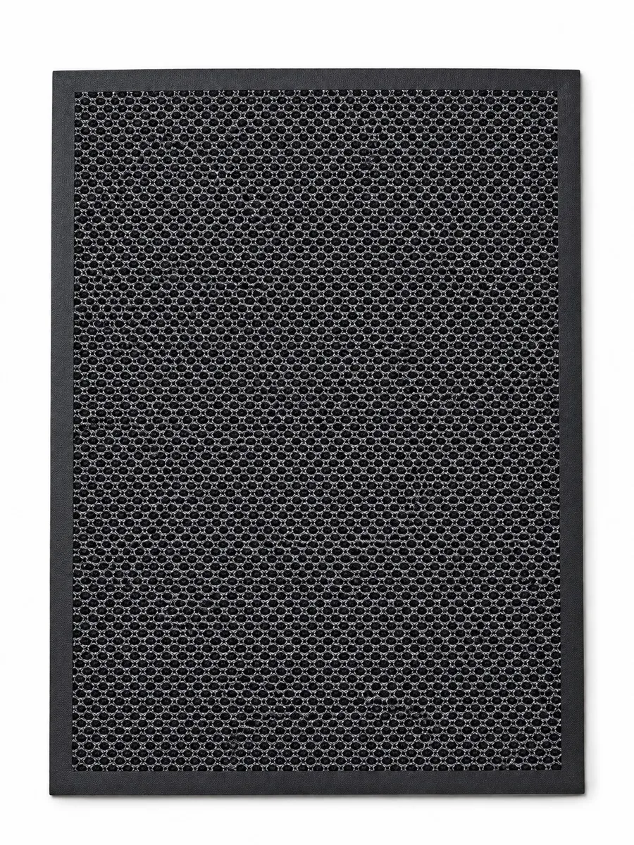 ZALEL Коврик Кольчуга KD103 45х75см. black+grеy 1/25 — фото 8