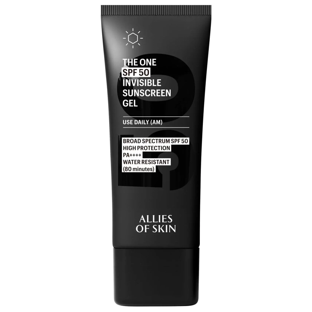 ALLIES OF SKIN Невидимый солнцезащитный гель SPF 50 The One SPF 50 Invisible Sunscreen Gel, 50 мл