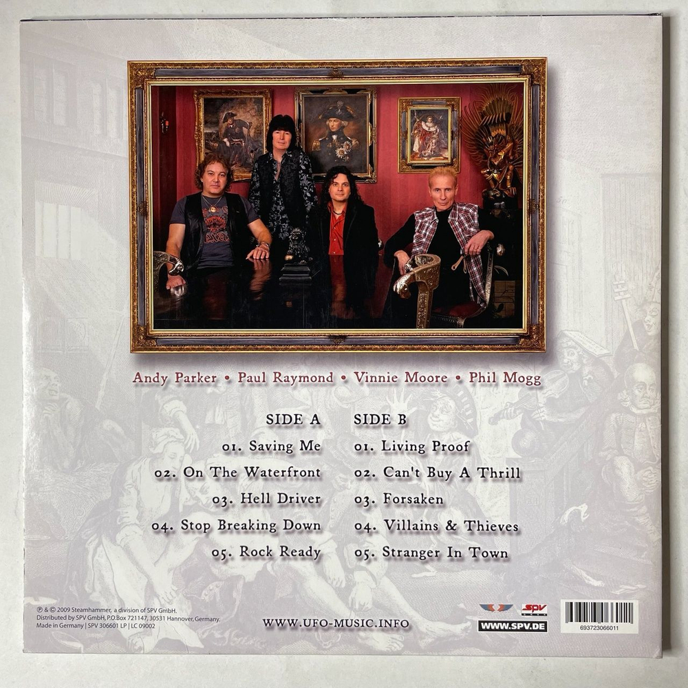Винтажная виниловая пластинка LP UFO The Visitor (Germany 2009)