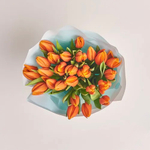 Букет из тюльпанов "Orange Colors"