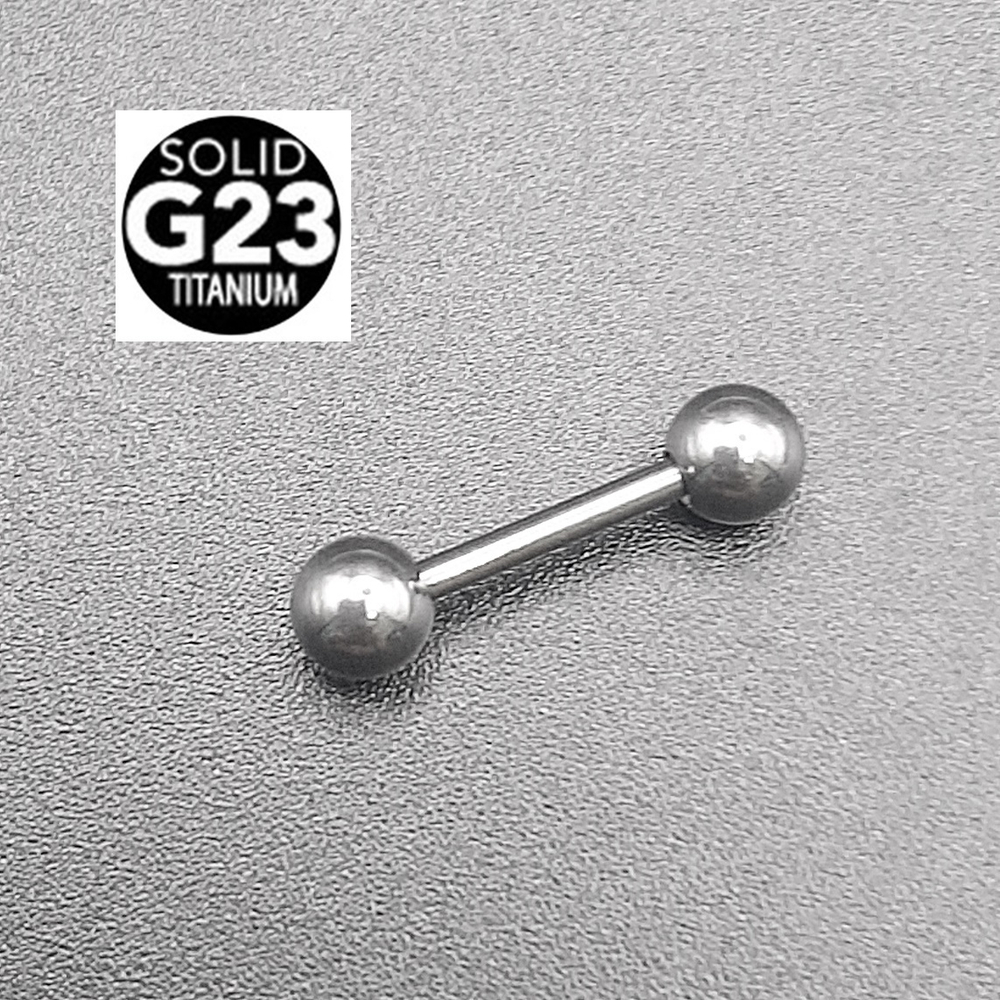 Штанга для пирсинга 1,2x8x4x4 мм. Титан G23.