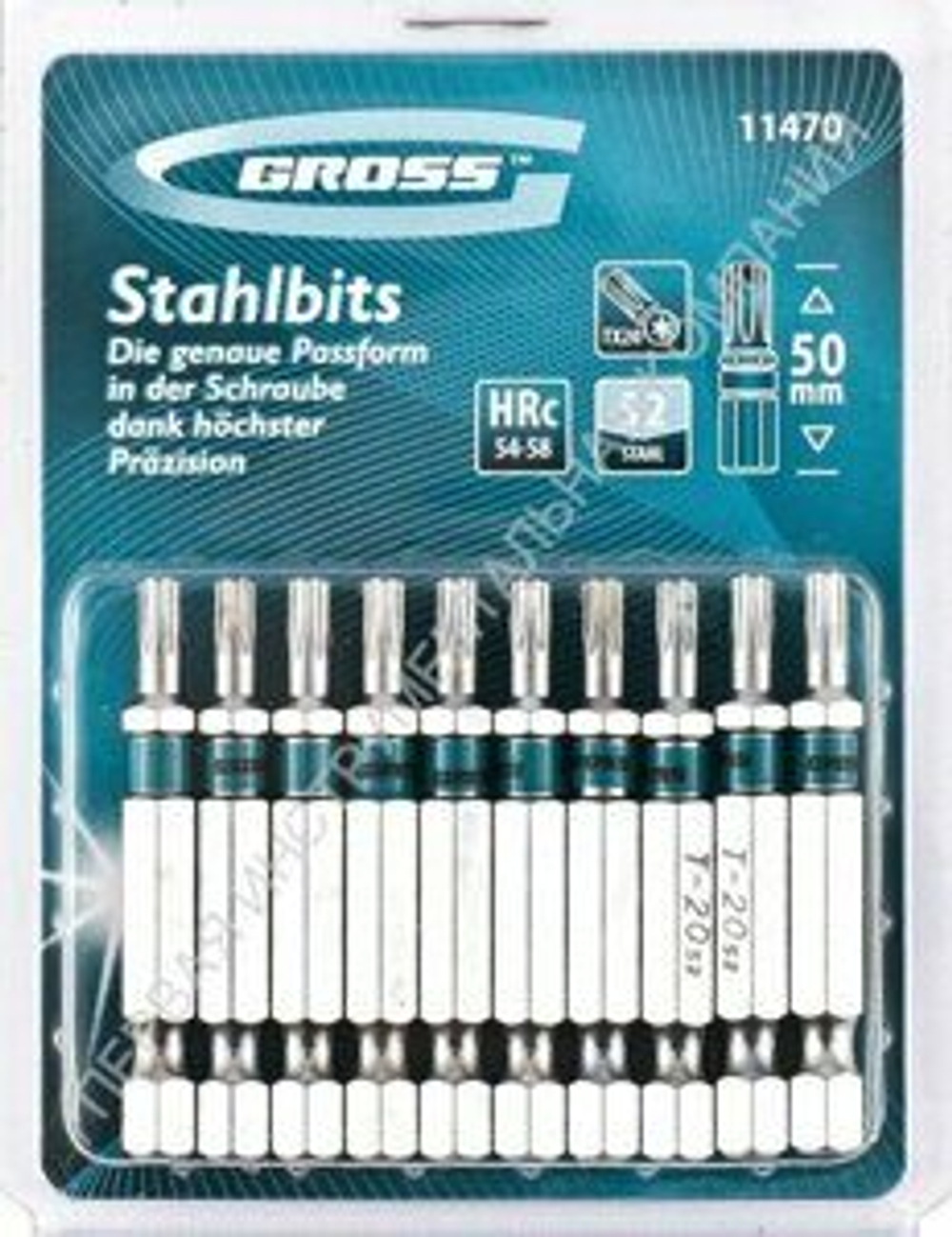 Биты TORX для шуруповерта GROSS 11473