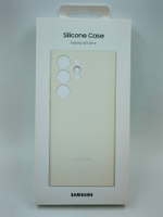 Силиконовый чехол для Samsung Galaxy S23 Ultra, бежевый (Из Финляндии)