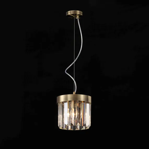 Светильник подвесной NewRgy G15-ф200*H170(1200) BRONZE, 2×40 Вт, бронзовый