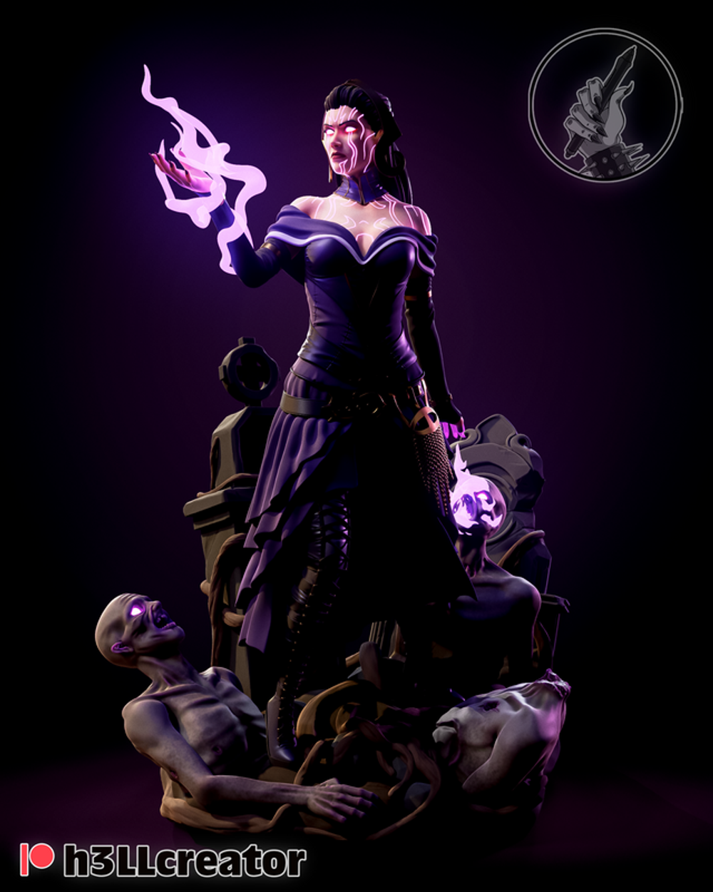 Лилиана Весс Liliana Vess Magic The Gathering Коллекционная Фигурка Аниме