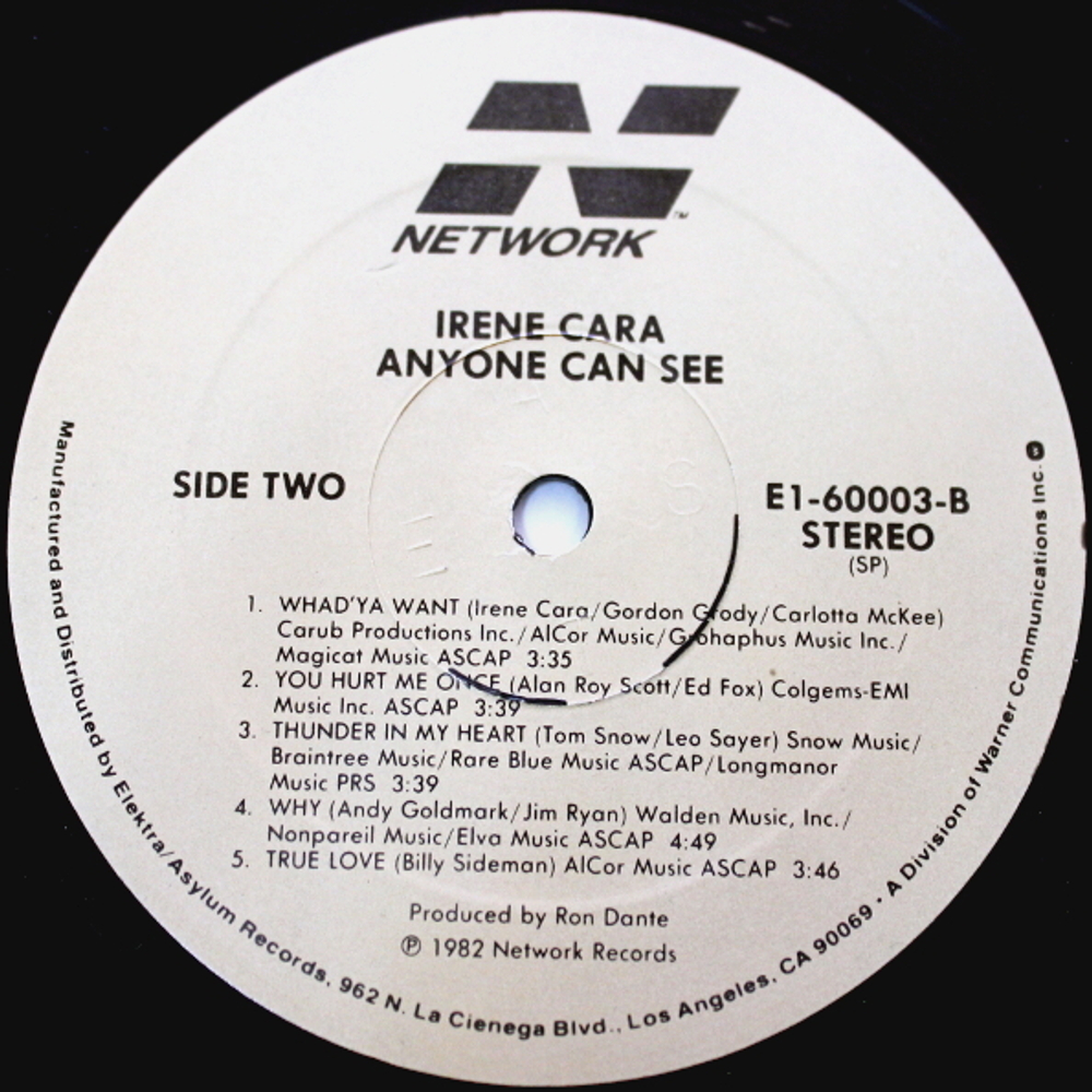 Irene Cara / Anyone Can See (LP)
