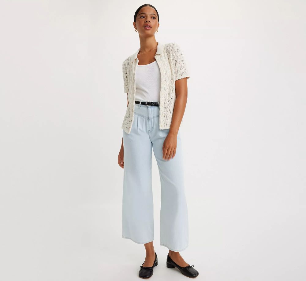 Джинсы женские LEVI'S FEATHERWEIGHT BAGGY MED INDIGO - WORN IN