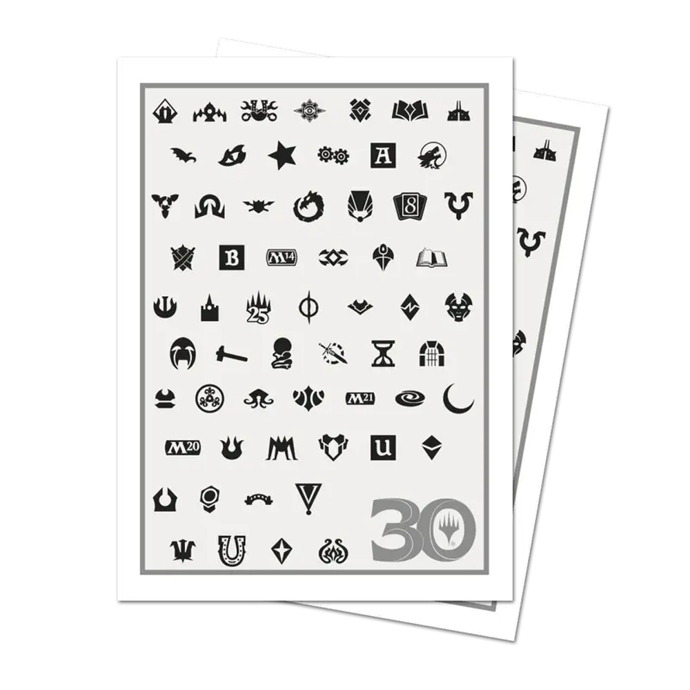 Протекторы Ultra Pro - 30th Anniversary 105ct Apex Deck Protector sleeves