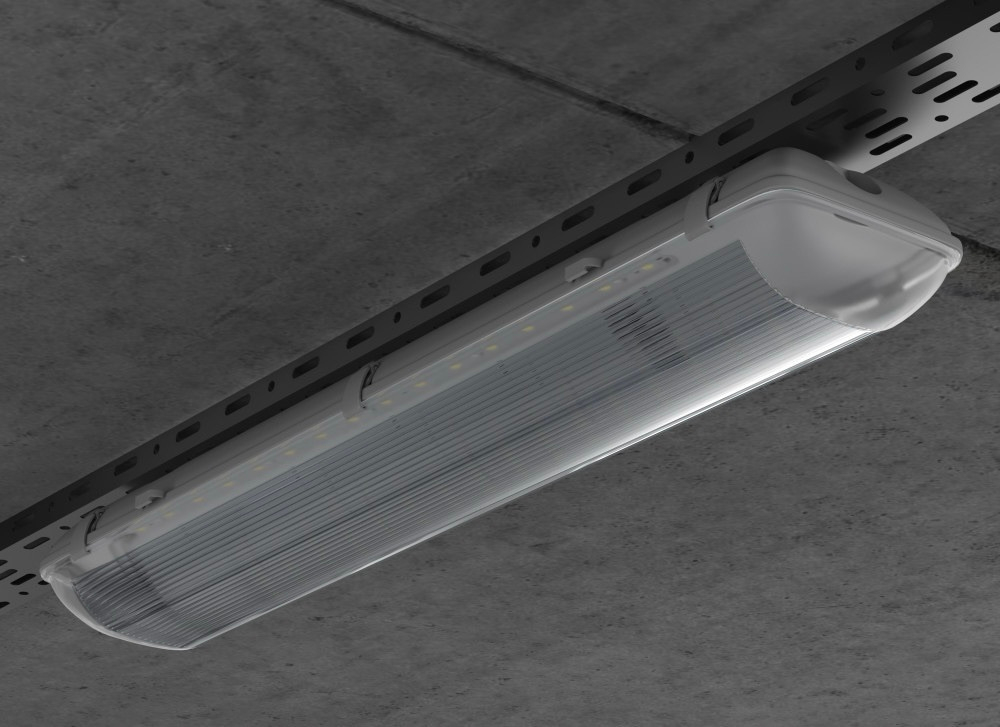 Светильник LED Арктик мини (ЛСП 2х18) 17Вт 4000К IP65 2300Лм прозрачн. 655х125х105мм DARKLUM