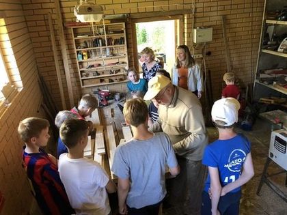 Столярное дело для детей «Романовского Парка»