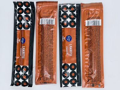 Fazer Лакричные палочки с шоколадной начинкой Lakritsi Choco (4 шт. по 20 г), 80 г (Из Финляндии)