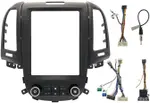 Магнитола для Hyundai Santa Fe 2 2006-2012 (климат, без штатного усилителя, рамка тип 2) - Teyes TPRO 2 монитор 9.7" QLED в стиле "Тесла" на Android 10, Быстрая, 4G SIM-слот