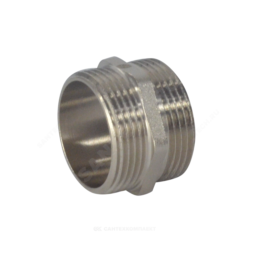 Ниппель латунь никель Ду 20 (3/4") НР SantechSystems