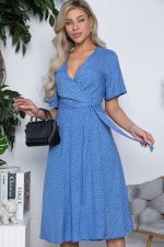 Платье Мода люкс голубое П10087 LT Collection