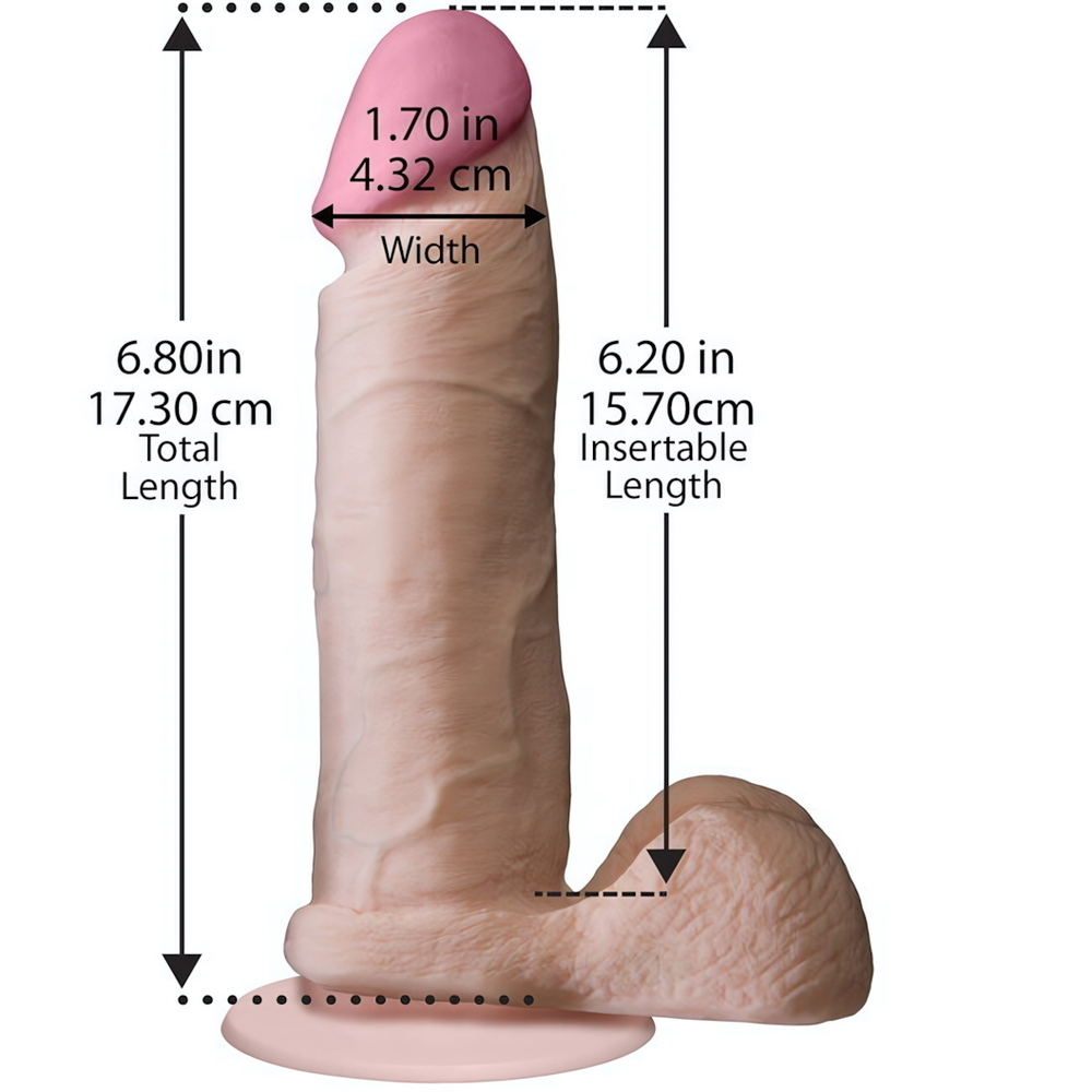 Реалистичный фаллос REALISTIC COCK 6'' (Цвет: телесный)