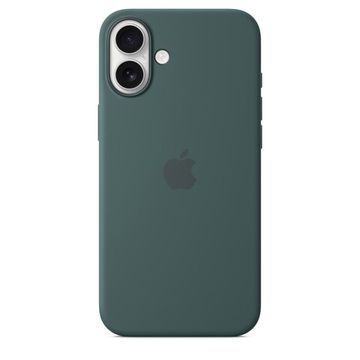 Силиконовый чехол Apple для iPhone 16 Plus с MagSafe Зелёный озёрный