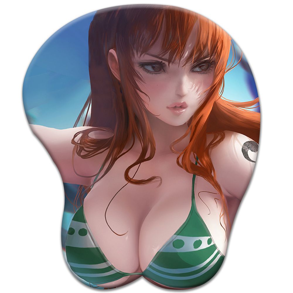 Коврик для мыши "One Piece / Ван пис / Большой куш - Нами" (объемный)