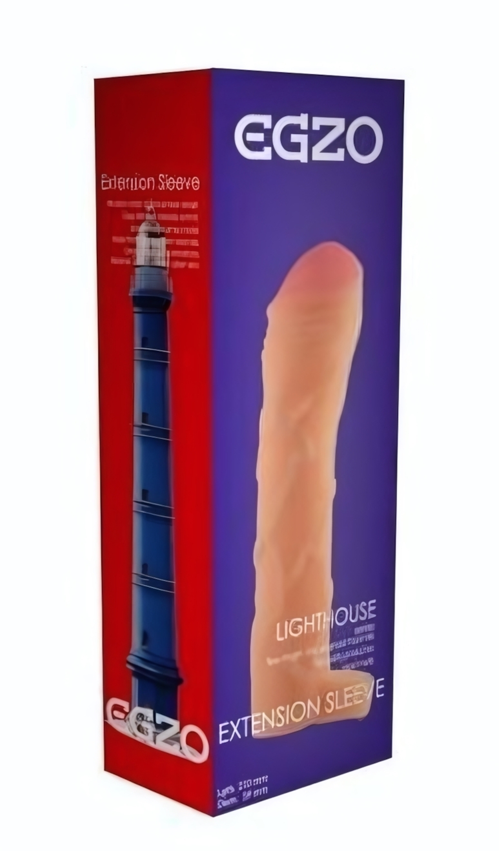 Удлиняющая насадка с подхватом LIGHTHOUSE - 23,5 см. (Цвет: телесный)