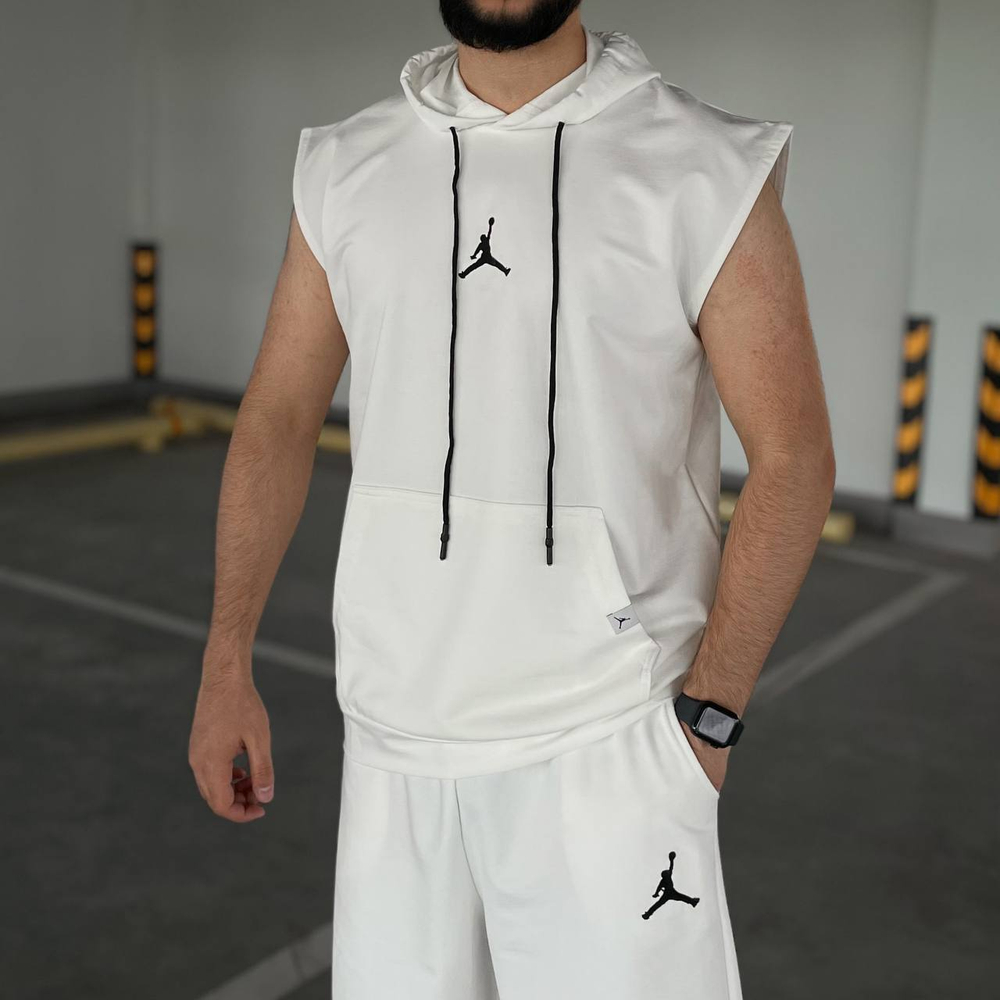 Костюм Jordan Майка/Шорты (бел.)