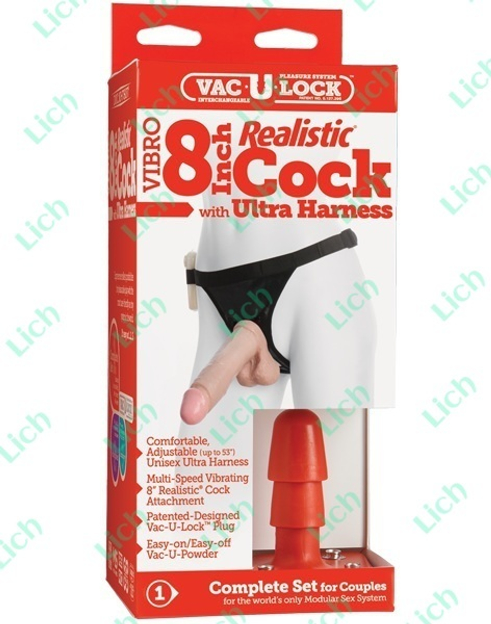 Полный набор системы Vac-U-Lock с трусиками HARNESS и вибрацией