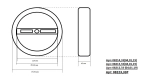 08213,19A(3000K) Подвес Тор черный d60 h150 Led 36W (3000K) 2 типа крепления