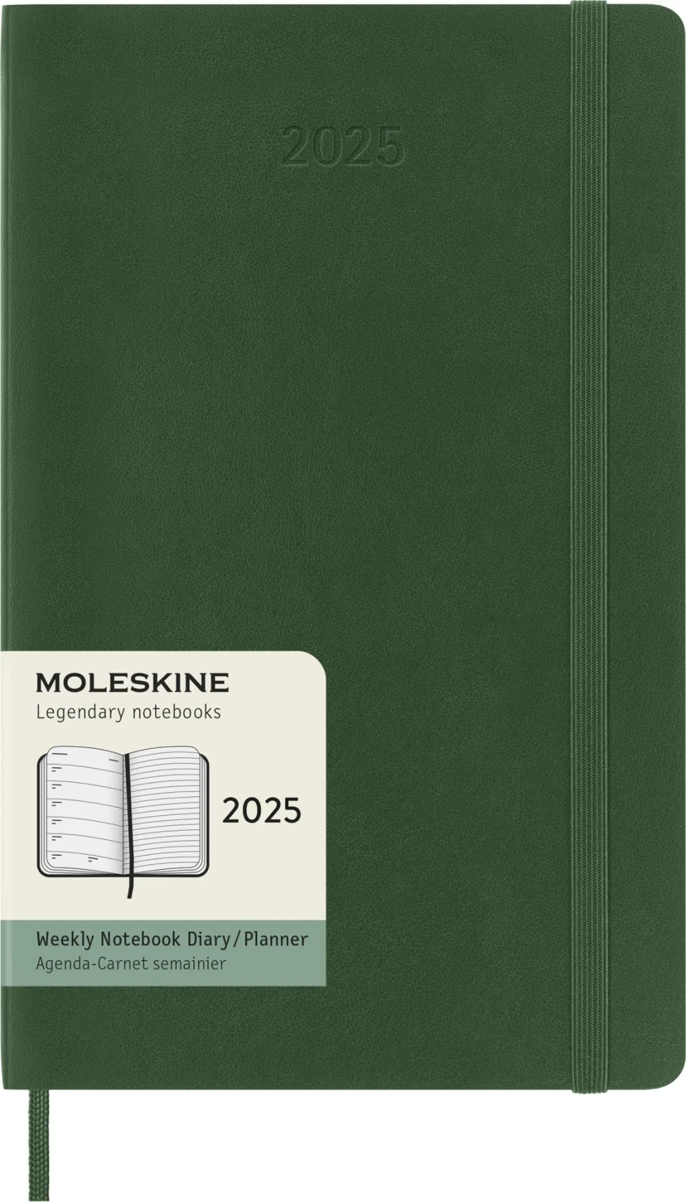 Еженедельник Moleskine Classic Soft (DSK1512WN3) 13х21см мягкая обложка зеленый