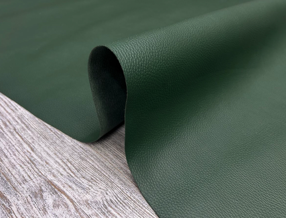Зеленая кожа Luxury Tannery Dark Basil Италия