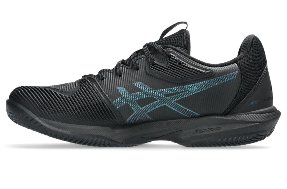 Теннисные кроссовки Asics Solution Speed FF 3 Clay Night Energy - black/prism blue