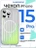 Чехол накладка iPhone 15 Pro 6.1" Gurdini Ocean Case (8) Transparent хамелеон