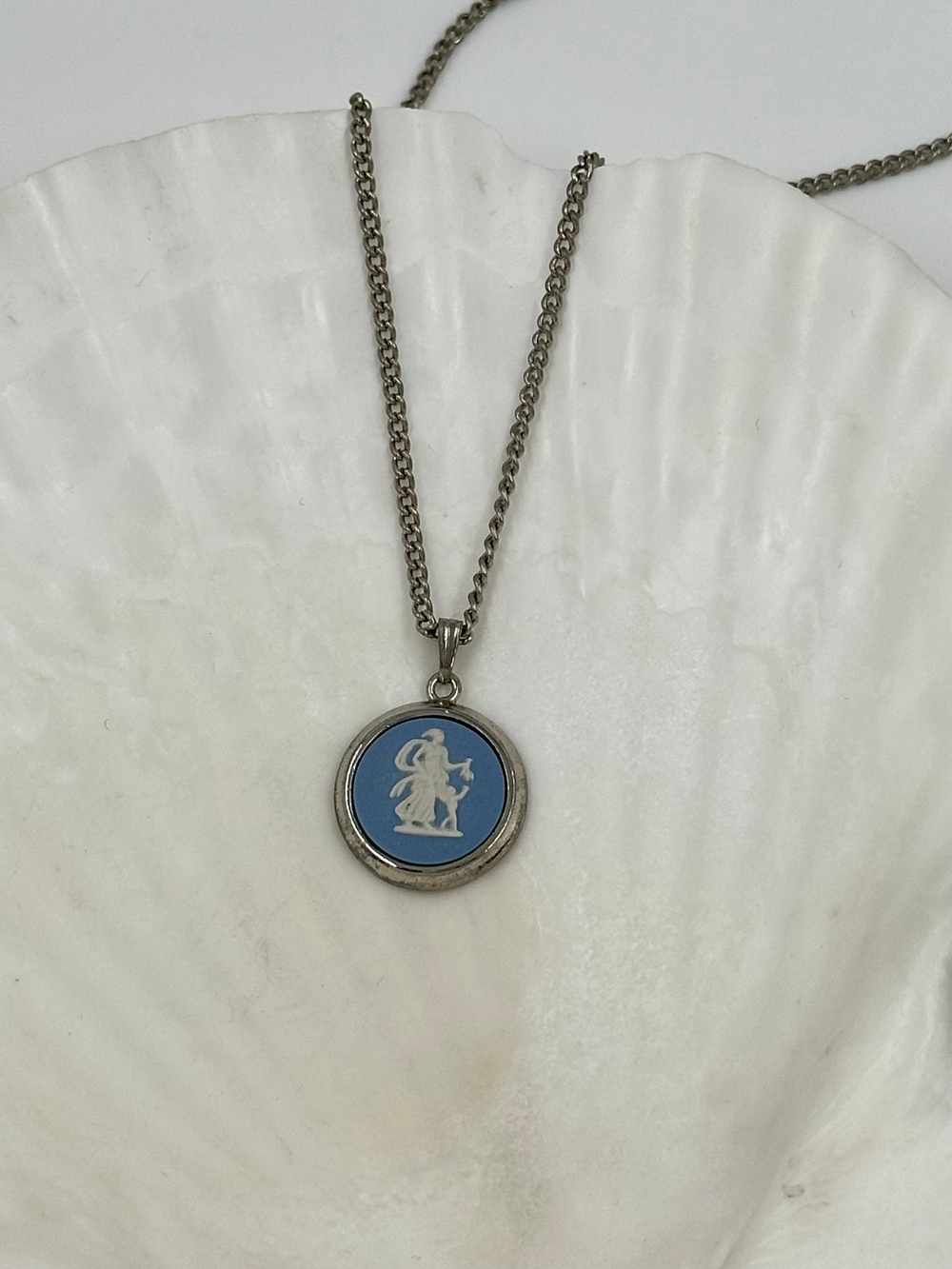 Кулон Wedgwood голубой