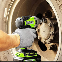 Гайковерт ударный аккумуляторный Greenworks Арт. 3802907, 24V, 400Нм, бесщеточный