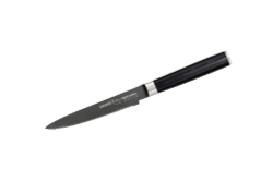 Нож кухонный для томатов 12см Samura Mo-V Stonewash SM-0071B/K