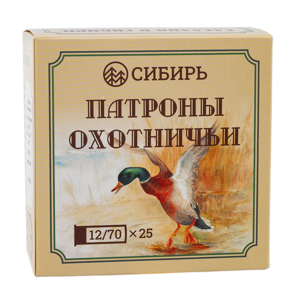 Патрон 12/70 №3 б/к 34гр Premium Сибирь (г.НОВОСИБИРСК)