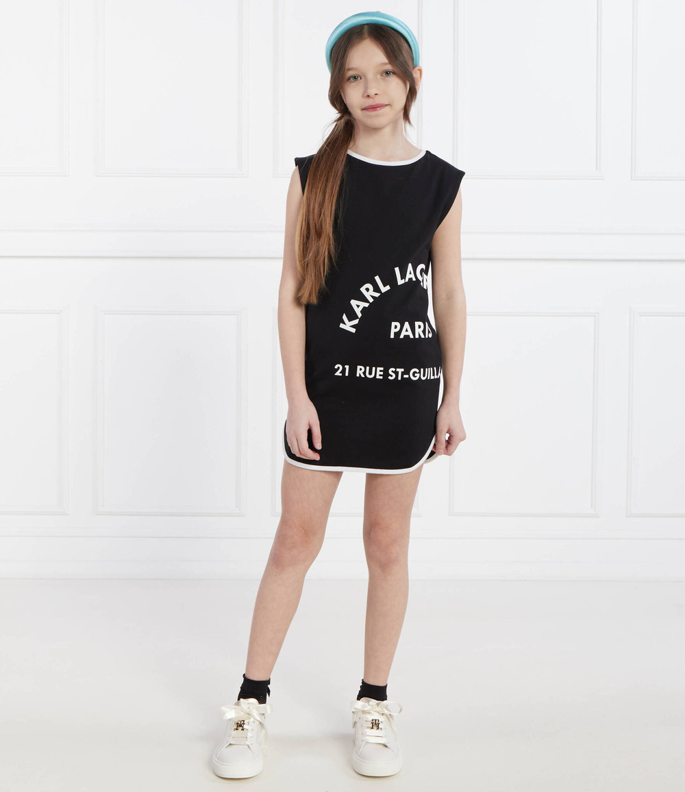 Платье Karl Lagerfeld Kids - черный(Z30074)