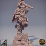Человек Воин Паладин Варвар Файтер Рыцарь миниатюра для dnd, днд, pathfinder, фентези, Настольная игра, НРИ, Варгейм, РПГ
