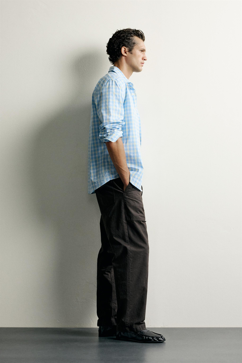 РУБАШКА REGULAR FIT В КЛЕТКУ — ZARA · 3759/149