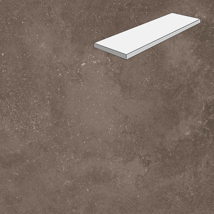 Угловая ступень лофт Lifebrick Limestone Choco 295x330x40x20