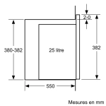 Встраиваемая микроволновая печь Bosch BFL550MB0