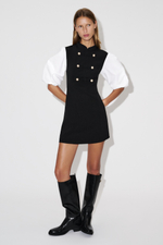 КОМБИНИРОВАННОЕ ПЛАТЬЕ С ЖЕМЧУГОМ — ZARA