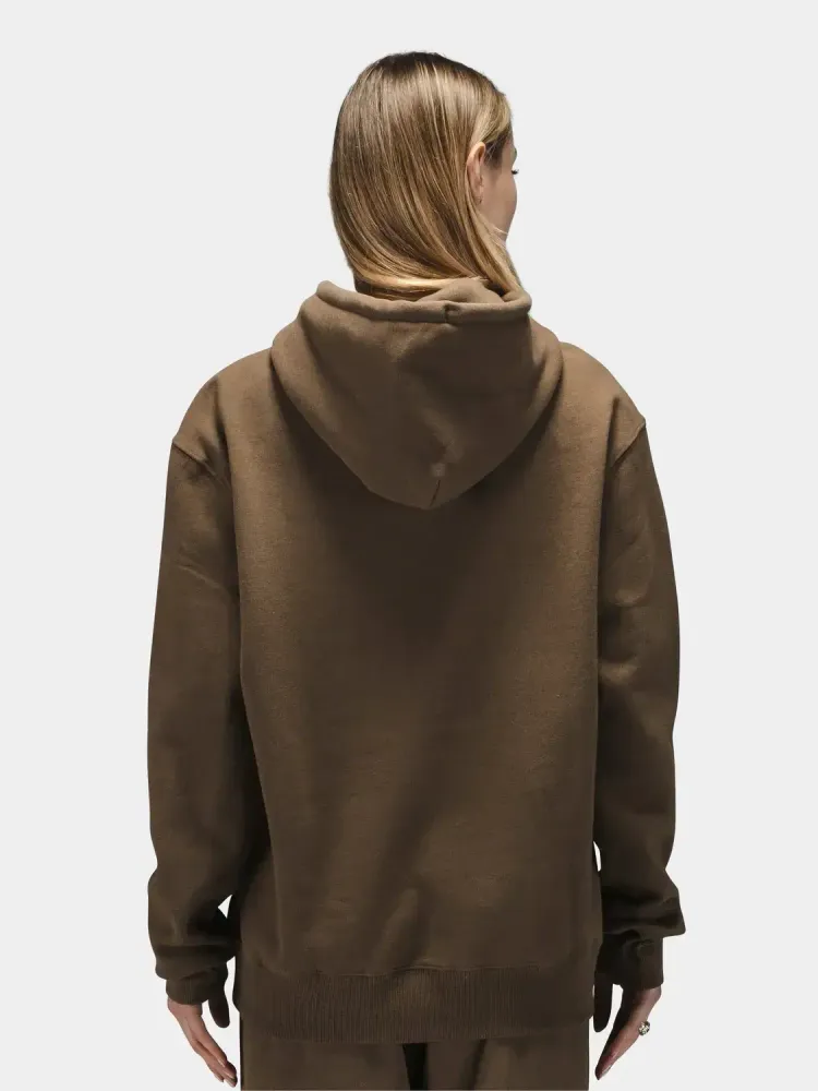 Толстовка Alpha Industries Essential Hoodie Espresso (Темно-коричневая)