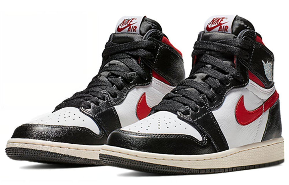 Jordan 1 Retro High Black Gym Red GS