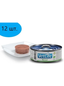 Vet life Renal Консервы для кошек 85г*12шт