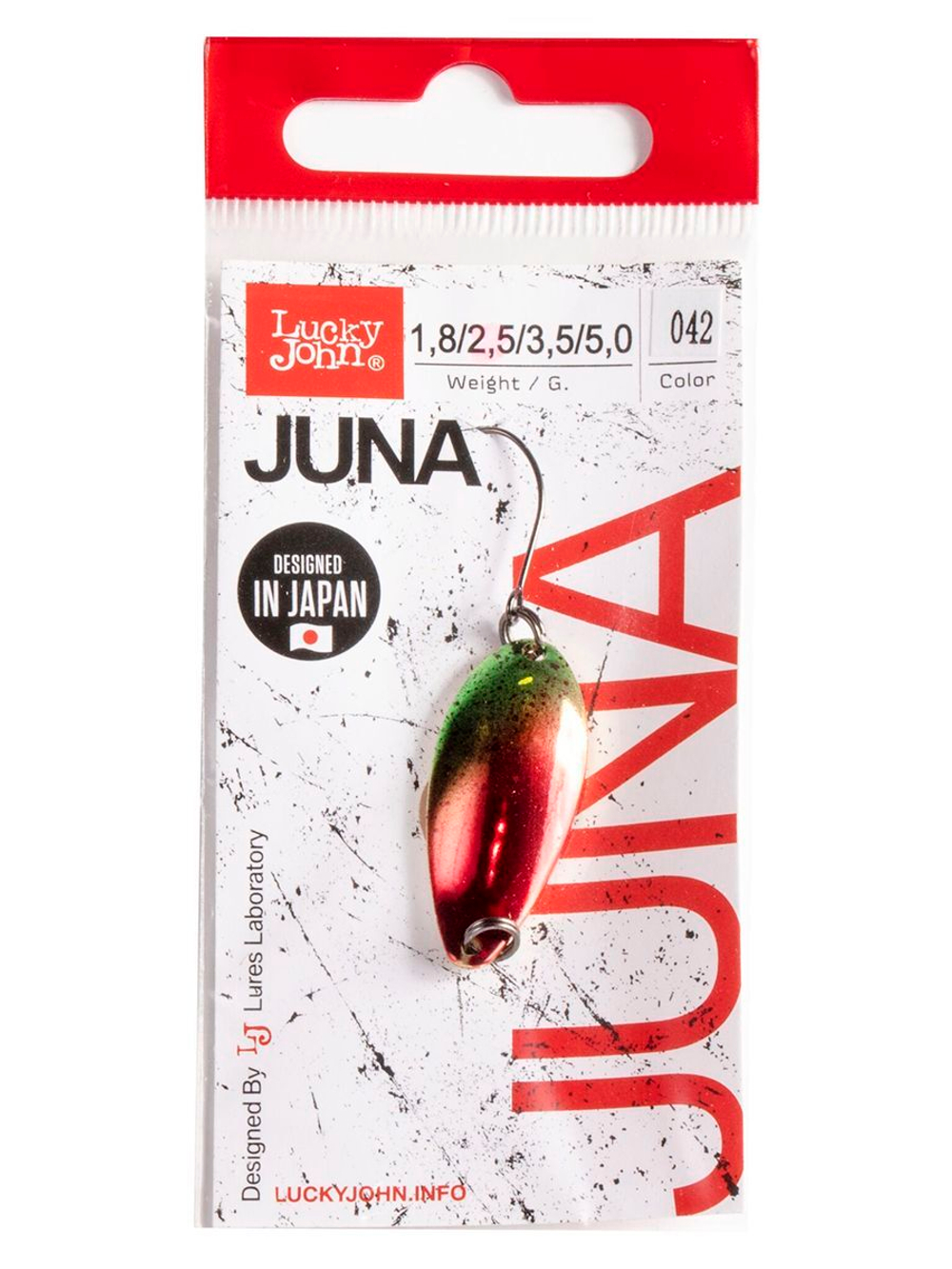 Блесна колеблющаяся Lucky John JUNA длина 30мм/2,5г 046